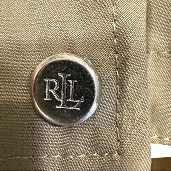 Lauren Ralph Lauren Women’s Cinched-waist Anorak Jacket Sz XXL Khaki Tan Hooded - Picture 15 of 15